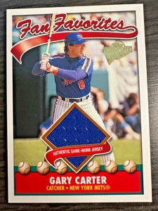 2004 Topps All-Time Fan Favorites RELIC Gary Carter GAME WORN Jersey -85 - Picture 1 of 2