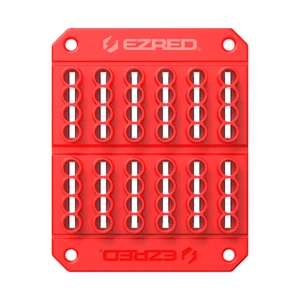 EZ Red EZBIT-R Magnetischer Flexibler Bithalter Organizer 48 Stück - Rot - Bild 1 von 8