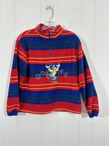 Vintage The Disney Store Goofy Fleece Half Zip Pullover mehrfarbig Gr. Large Kinder - Bild 1 von 10