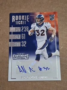 2016 ANDY JANOVICH PANINI CONTENDERS AUTOGRAPHED AUTO ROOKIE CARD RC #248 DENVER - Picture 1 of 3