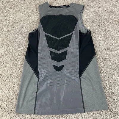 Nike Pro Combat Shirt Men S Grey Hypercool Performance Gym Workout Fitted F42 - Image 1 of 4