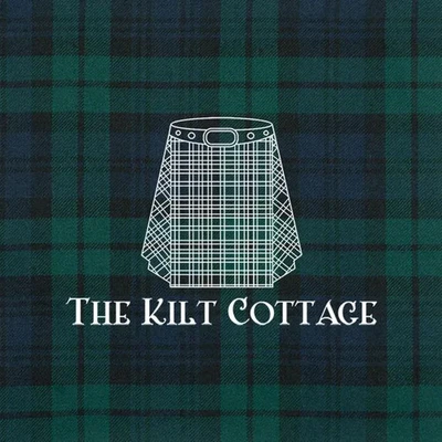 Tela escocesa de tartán para reloj negro 16 oz tela escocesa para hacer falda escocesa Foto 1 de 3