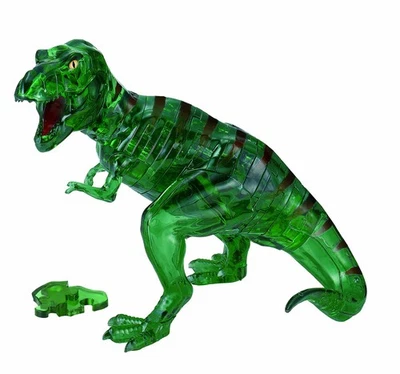 Beverly 3D Crystal Puzzle Tyrannosaurus T-REX Green 49 Piece Jigsaw Puzzle 50227 - Image 1 of 4