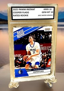 COOPER FLAGG 2025 Panini Instantáneo GRADUADO GEMA-MT 10 RETRO CLASIFICACIÓN NOVATO #RRR-16 - Imagen 1 de 3