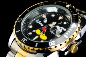 ANOTHER HEAVEN Disney Mickey Mouse Watch, Vintage Reproduction Model (BL×G) - Picture 1 of 4