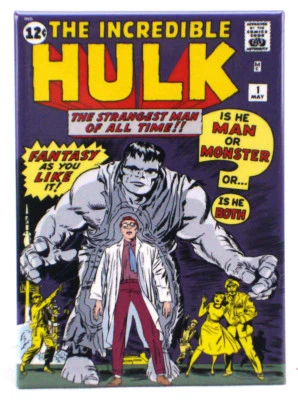 Hulk #1 Cover Refrigerator Magnet Marvel Comics Jack Kirby New - Image 1 of 2
