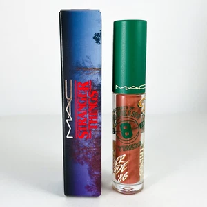 MAC x Stranger Things EERIE EL Lipglass Lip Gloss Full Size 0.1 oz Brownish Rose - Picture 1 of 7