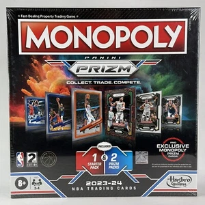 Hasbro Monopoly Panini Prizm NBA 2nd Edition Board Game Factory Sealed New - Picture 1 of 5