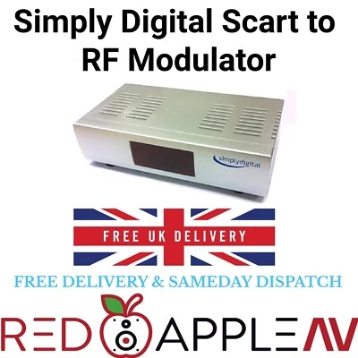 SIMPLY DIGITAL Edision HDMI DVB-T, DVB-C o ISDB-T MODULATORE MPEG4 3 In1 Pro Loop & IR Control