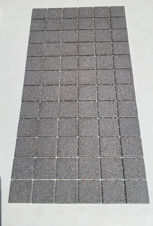 NEW AMERICAN OLEAN MOSAIC 0A06 STORM GRAY 2" x 2" PORCELAIN  FLOOR TILE 120 SqFt - Изображение 1 из 4