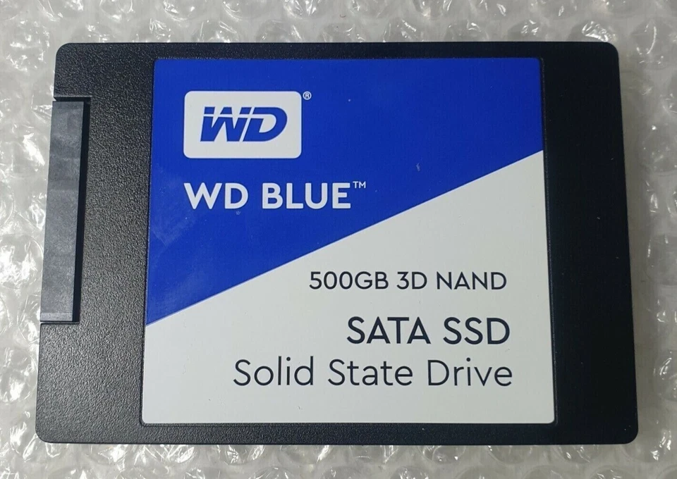 Fast Western Digital Blue 3D NAND 500GB 2.5 WDS500G2B0A SSD Sata Laptop Pc - Image 1 of 1