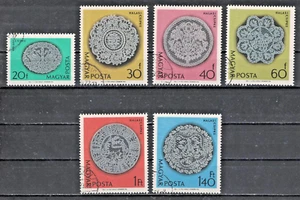 HUNGARY:1964 SC#1570-75 Used Halas Lace AJ2171 - Picture 1 of 2