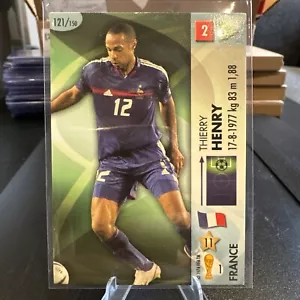 Thierry Henry Panini Goaaal World Cup Goal 2006 Trade CARD NO 121 France - Picture 1 of 2
