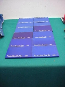 Juegos de prueba vintage de Estados Unidos 12 cajas 1968 y 1969 - Imagen 1 de 2