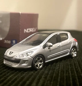 Auto Modellino Norev Peugeot 308 1 I 1/64 3 Inches Metal Nuova Con Scatola - Foto 1 di 7