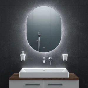 Badspiegel Badezimmerspiegel Beleuchtung LED Antibeschlag Spiegel 50x70 60x80cm - Bild 1 von 12