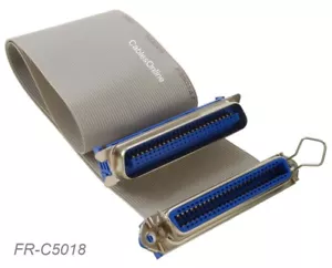 18inch CN50 50-Pin Female to CN50 50-Pin Male Extension Ribbon Cable - Picture 1 of 3
