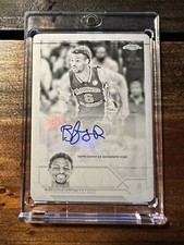 2023 Topps Chrome McDonald’s BRONNY JAMES 1/1 Black Printing Plate AUTO LeBron
