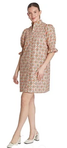 TAYLOR Tillman AUBREY SMOCKED DRESS size M - Picture 1 of 7