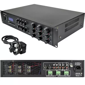 1200W Stereo Bluetooth Amplifier | 6x 200W Channel Multi Zone HiFi Matrix Mixer - Picture 1 of 12