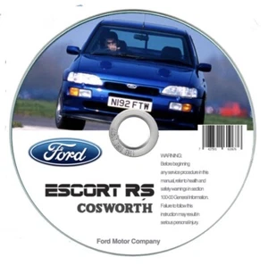 Ford Escort RS Cosworth  manuale officina riparazione su cd - Foto 1 di 7