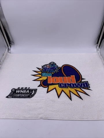 Vintage WNBA Charlotte Sting Riley Towel “The Loud Crowd” 2001 WNBA Championship Cover