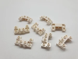 LEGO 8x Kotflügel Stein mit 4 Noppen 1x4x1 2/3 weiß 14520 Auto Front - Bild 1 von 1
