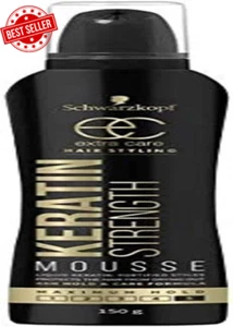 Extra Care Styling Keratin Strength Mousse, Maximum Hold, 150G - Picture 1 of 12