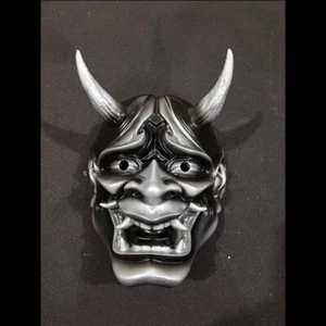 Japanese Prajna Devil Hannya Mask Kabuki Resin Oni Samurai Mask Cos Prop Decor - Picture 1 of 20