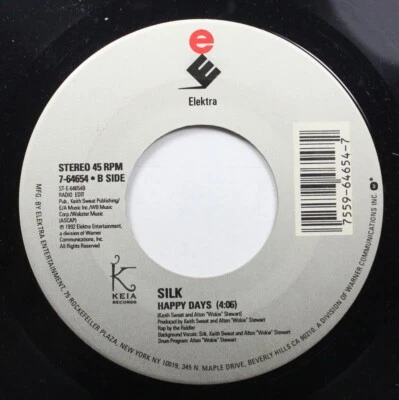 90S 45 Silk - Happy Days / Freak Me On Elektra - Image 1 of 2