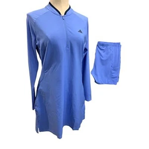 Großes Adidas Damen neues Langarm Golfkleid und Shorts HS8957 - Bild 1 von 11