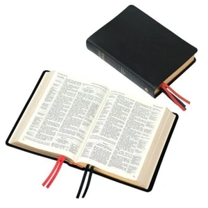 KJV Westminster Reference Bible-Black Calfskin Leather (#90/UBK) - Picture 1 of 1