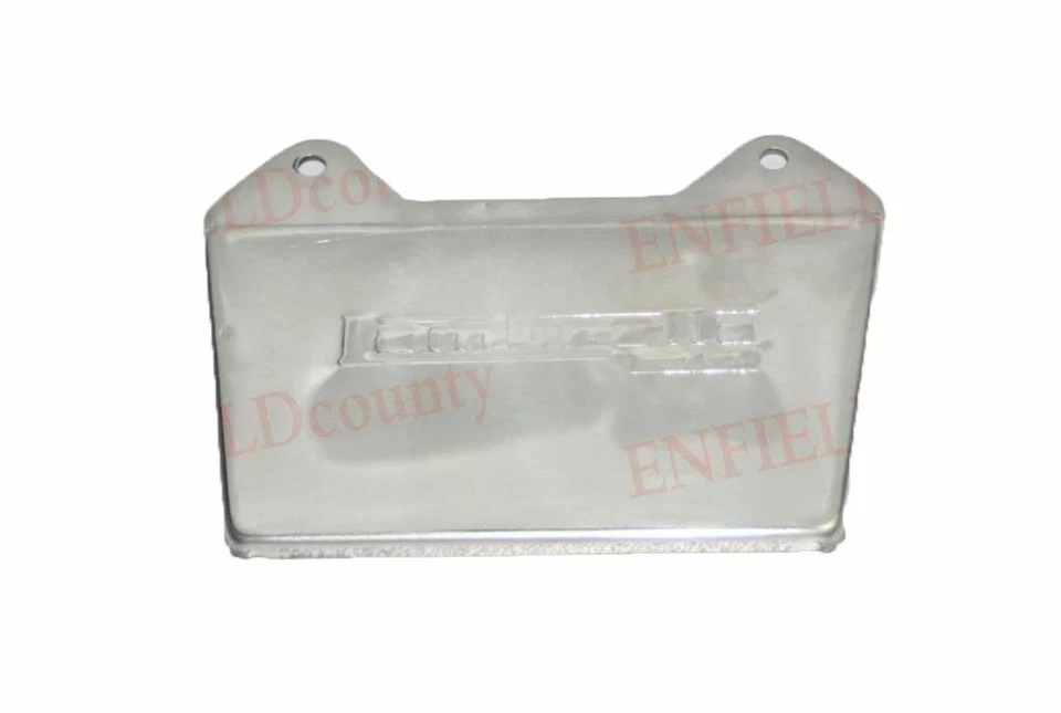 New Lambretta Embossed Steel Rear Mud Flap Plate GP SX LI TV - Image 1 of 2