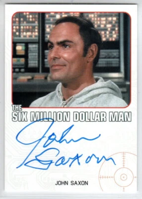 THE COMPLETE BIONIC COLLECTION JOHN SAXON AS MAJOR FREDRICK SLOAN AUTOGRAPH EL - Image 1 of 2