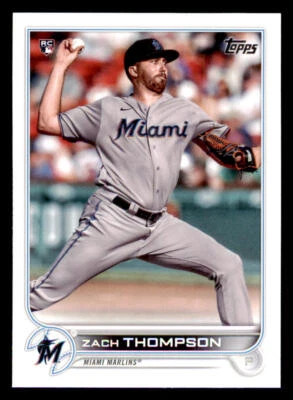 2022 Topps #227 Zach Thompson RC - Image 1 of 2