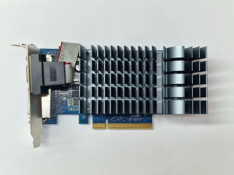 Graphics card GT 710 1GB ASUS - passive cooling - Low Profile GT 710-1-SL HDMI - Image 1 of 4