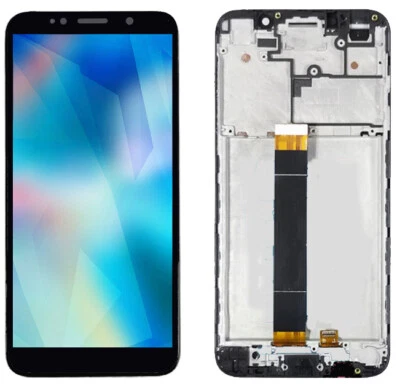 LCD Touchscreen Für Huawei Y5 2018 Y5 PRIME 2018 DRA-L21 Display Rahmen Schwarz - Bild 1 von 3