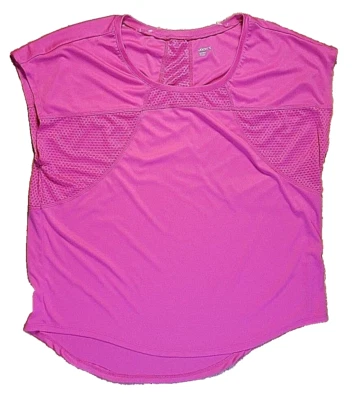 Camisa atlética para mujer Jockey talla XL rosa manga corta Foto 1 de 3