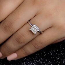 2 CT IGI Certified Lab Grown Diamond Engagement Ring 14k Solid White Gold