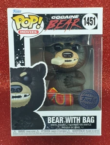 Funko Pop Películas Oso de Cocaína #1451 Oso con Bolsa SE (PEGATINA AZUL) VINILO 🌵💦 - Imagen 1 de 12