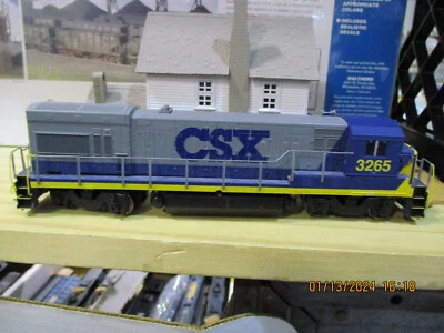 CSX 3265 HO ATLAS 8697 GE U23B LOCOMOTIVE NCE DC DCC DECODER. BRIGHT FUTURE - Image 1 of 4