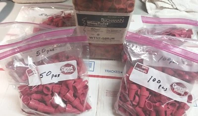 IDEAL WT52-500JR Red Wing-Nut Wire Connectors 100pcs. - Image 1 of 4