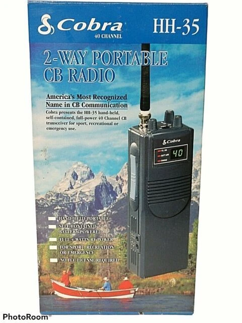 Cobra HH-35 Handheld 2-Way Portable Radio - Black