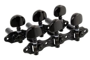 NEW - Hauser Style Classical Tuning Keys With Black Roller & Button - BLACK