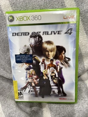 DOA Dead or Alive 4 (Microsoft Xbox 360, 2005) CIB w/ Manual Tested/Working - Image 1 of 4