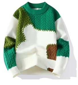 Unisex Strickpullover Flick-Aussehen in verschieden Farben | bequem zum Herbst - Bild 1 von 10