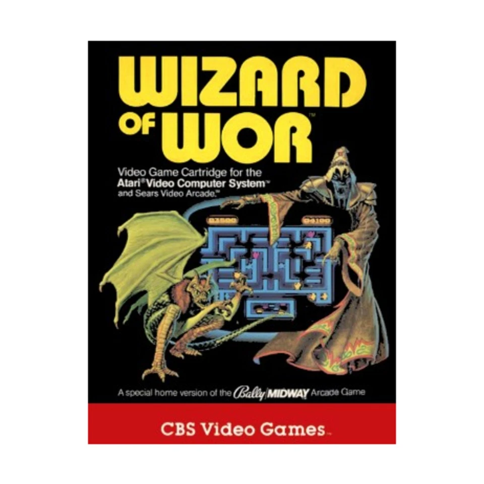 CBS Video Game Wizard of Wor VG+/EX - Image 1 of 1