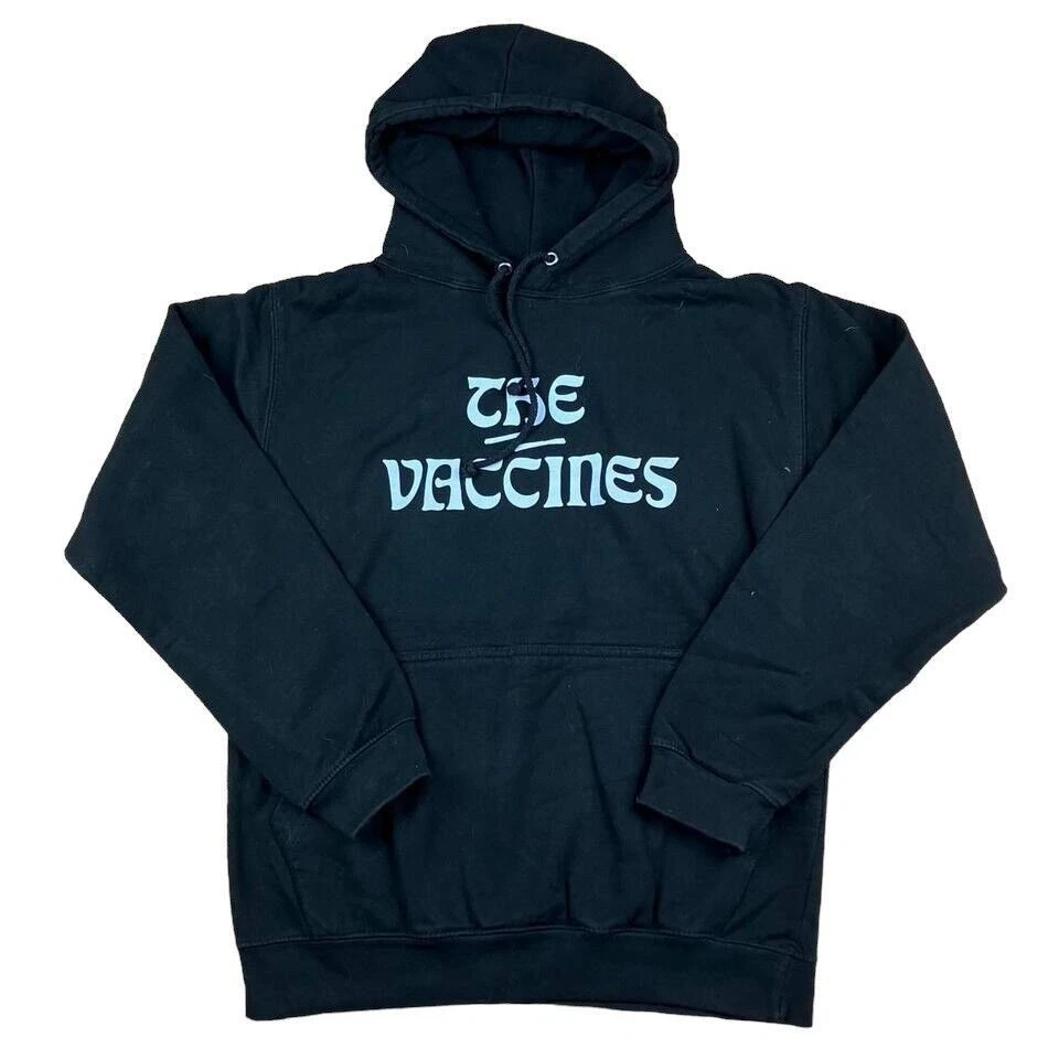 Sudadera con Capucha Vaccines Negra Pequeña Tour Sudadera con Capucha Pullover Banda Indie Unisex Foto 1 de 4