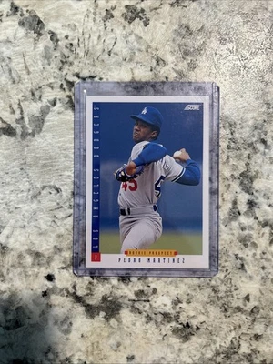 1993 Score #321 RC Pedro Martinez - Los Angeles Dodgers Rookie Prospect - Image 1 of 2