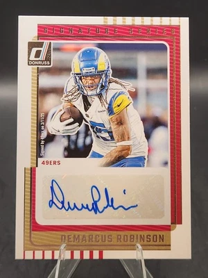 2025 Donrus Signature Series Demarcus Robinson Auto SS-DRN San Francisco 49ers - Image 1 of 2